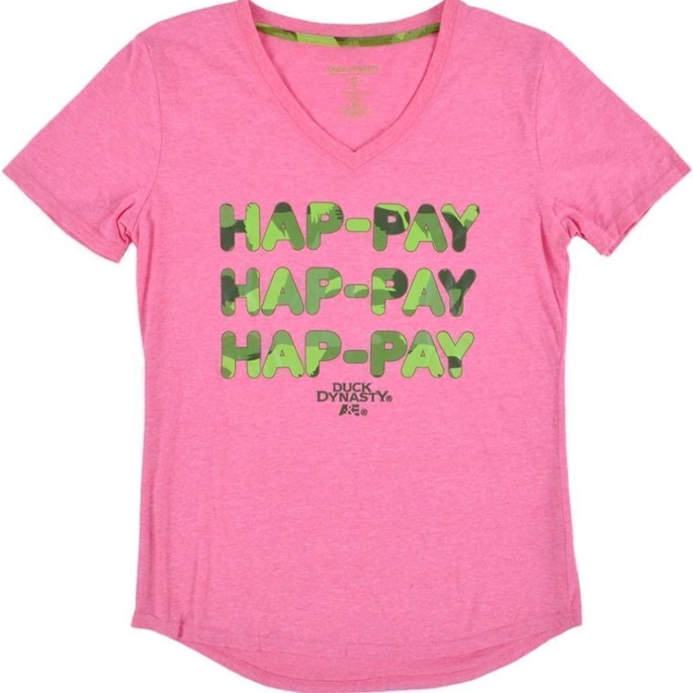 Duck Dynasty Pink Short Sleeve Tee Shirt (M)